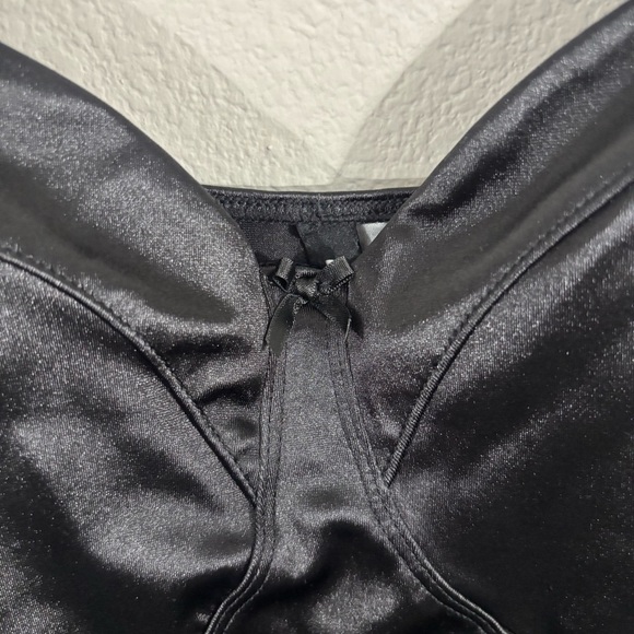 H&M Divided Black Lacy Lingerie Style Strappy Tank Sz L Floral Romantic Flirty - Picture 3 of 8